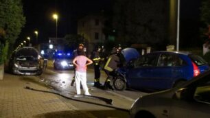 L’incidente di via Milano a Giussano