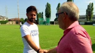 Matteo Andreoletti con il presidente Paolo Di Nunno