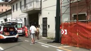 Incidente sul lavoro a Bovisio Masciago - foto Cavallari