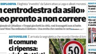 monza cittadino prima pagina 14 luglio 2016