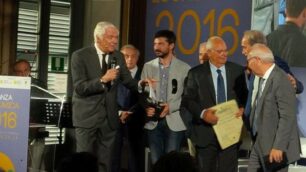 Un momento della premiazione