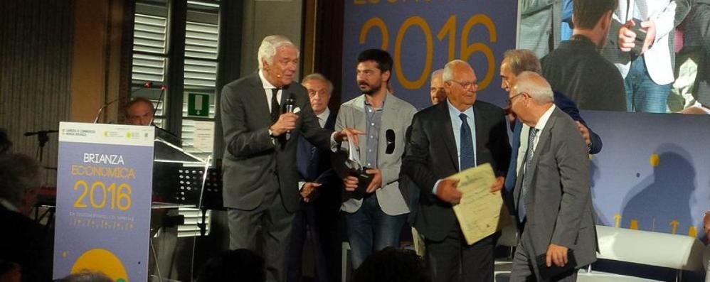 Un momento della premiazione