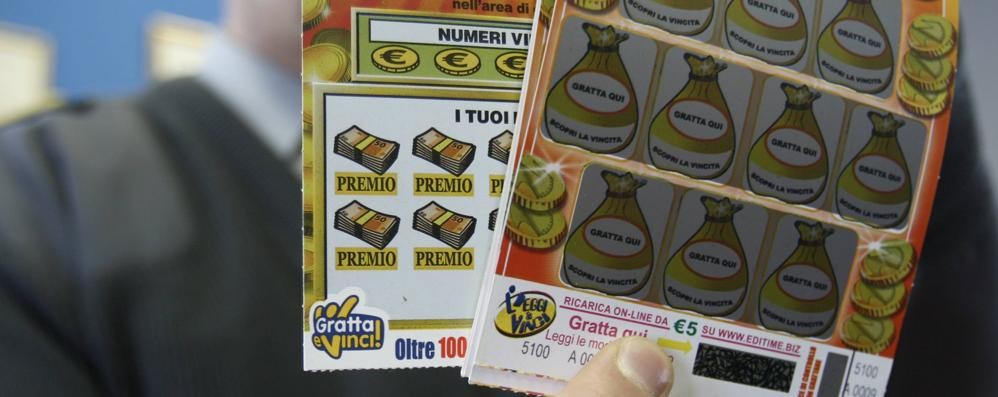 Alcuni tagliandi di Gratta e vinci