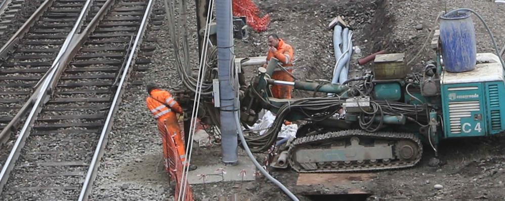 Monza Lavori ferrovia via San Gottardo