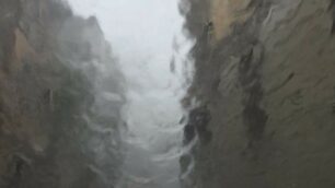 Monza, il temporale del 13 luglio 2016 dall’interno di un’auto