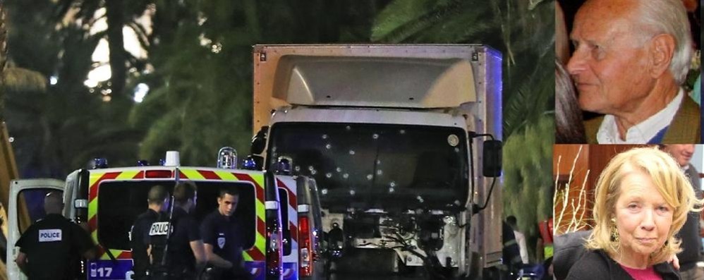 Nizza , il camion dell’attentato, Mario Casati e Maria Grazia Ascoli,  entrambi identificati- foto web