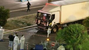 Il camion usato per la strage