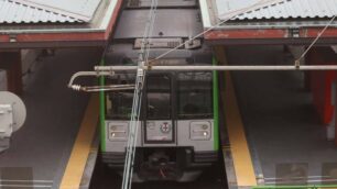 la linea verde della metropolitana