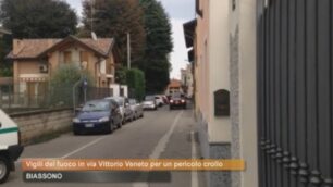 Biassono, pericolo crollo in un’abitazione in Vittorio Veneto