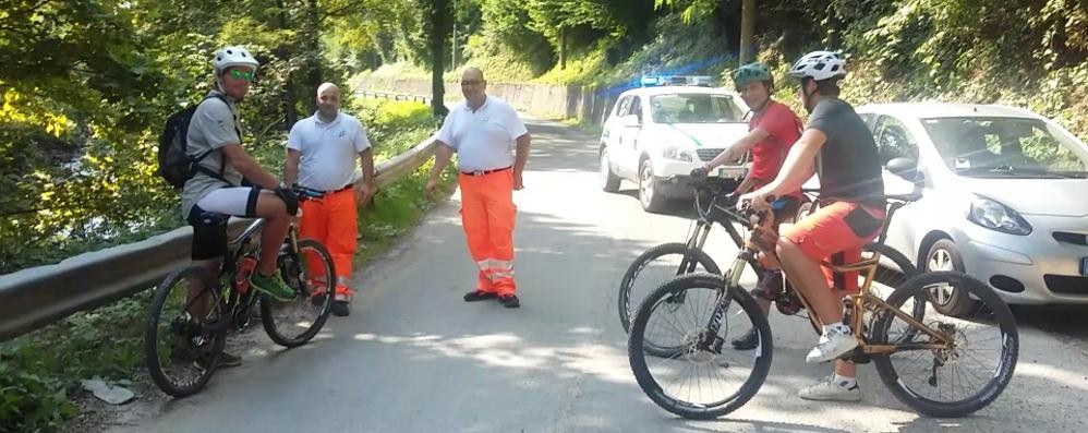 Briosco, incidente a un ciclista di Seregno nella Valle dei mulini: i tre monzesi che hanno aiutato i soccorsi