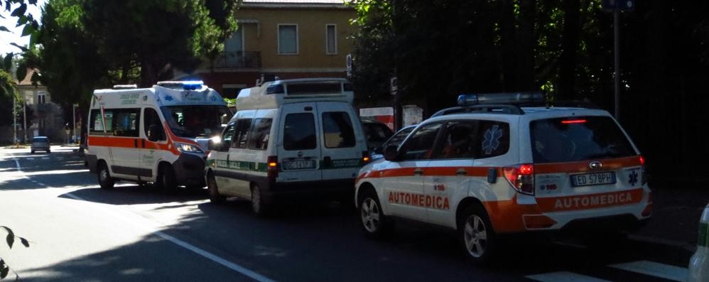 I soccorsi sul luogo dell’incidente