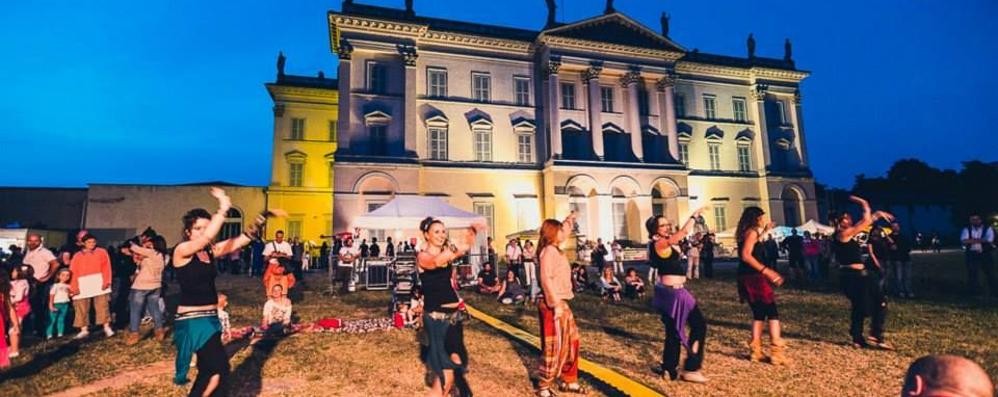 Uno spettacolo a Villa Tittoni