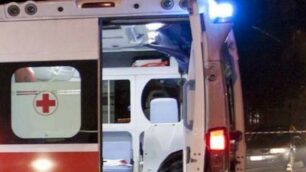 Ambulanza intervenuta sull’incidente