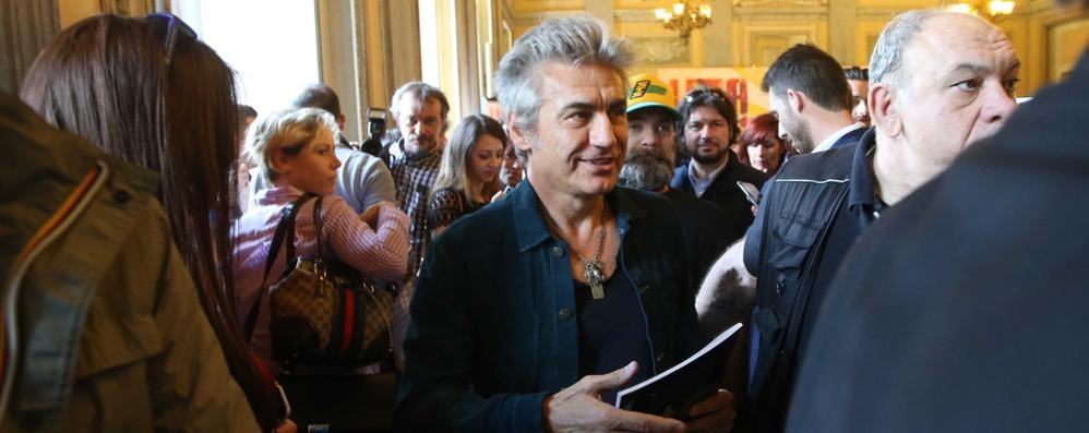 Ligabue a Monza per presentare i concerti