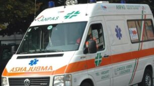 Un'ambulanza della Croce Verde di Lissone
