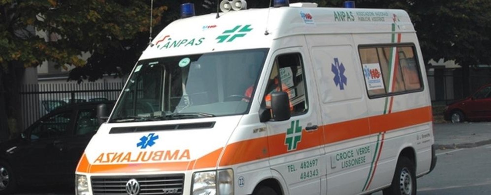Un'ambulanza della Croce Verde di Lissone