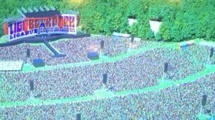 L’area del concerto di Ligabue nel rendering dell’organizzazione