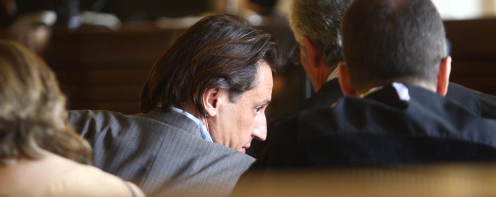 Massimo Ponzoni durante il processo a Monza