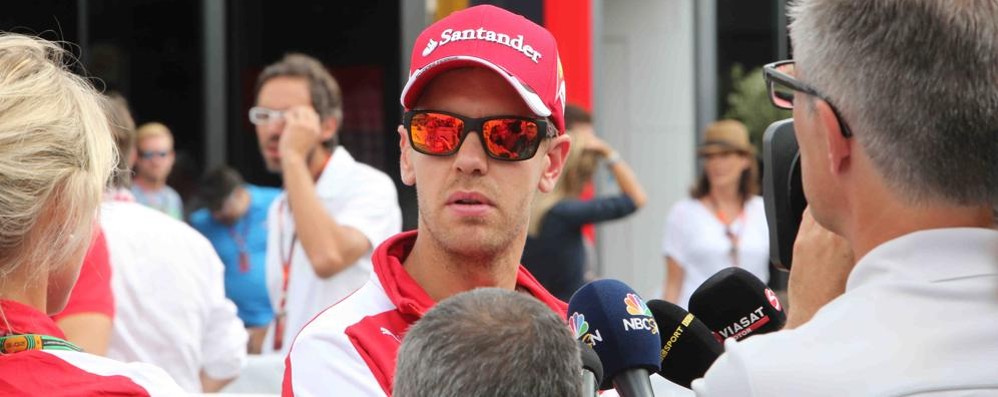 Sebastian Vettel, terzo al via domenica