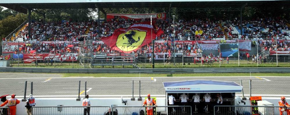 Il rettilineo del traguardo dell’autodromo di Monza