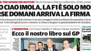 prima pagina cittadino giovedi' 1 settembre 2016