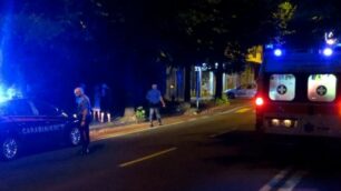 La scena dell’incidente di via Tagliabue