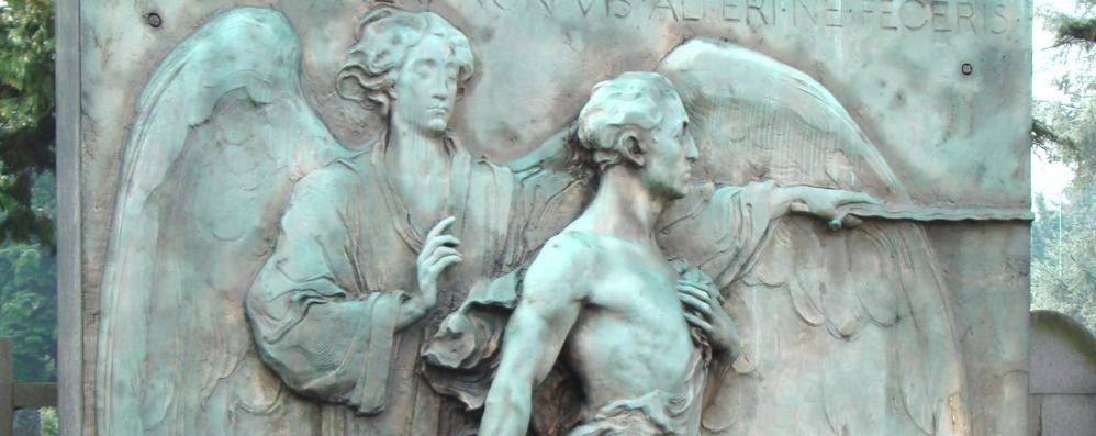 Una scultura di Giannino Castiglioni per il cimitero di Monza
