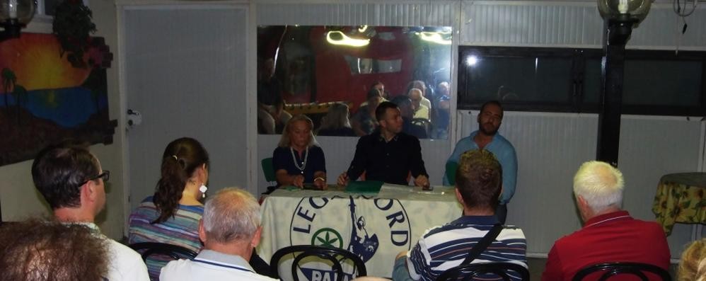 Incontro della Lega nord a Lentate sul Seveso - foto Cristitna Marzorati