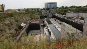 Monza-Cinisello Balsamo Cantiere capolinea MM 1 Bettola