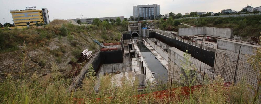 Monza-Cinisello Balsamo Cantiere capolinea MM 1 Bettola