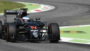 La McLaren di Fernando Alonso