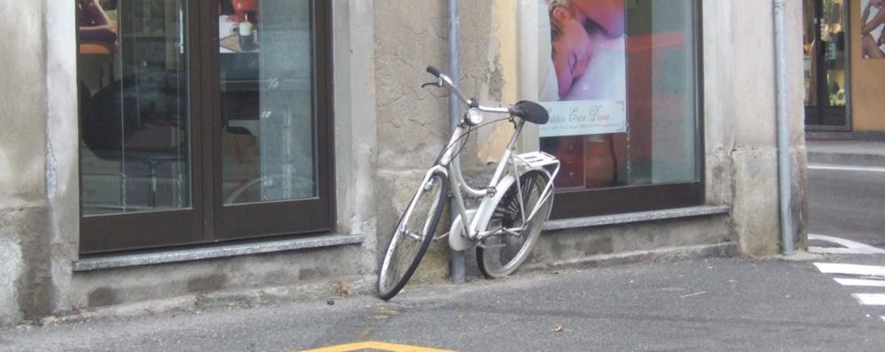 Una bicicletta simile a quella rubata a Monza