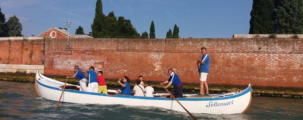 Magica Cleme a Venezia con alcuni dei ragazzi