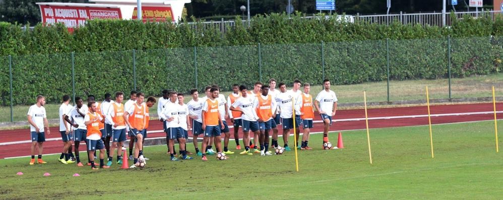 La Primavera dell’Inter in allenamento a Nova Milanese - foto Franco Pulici