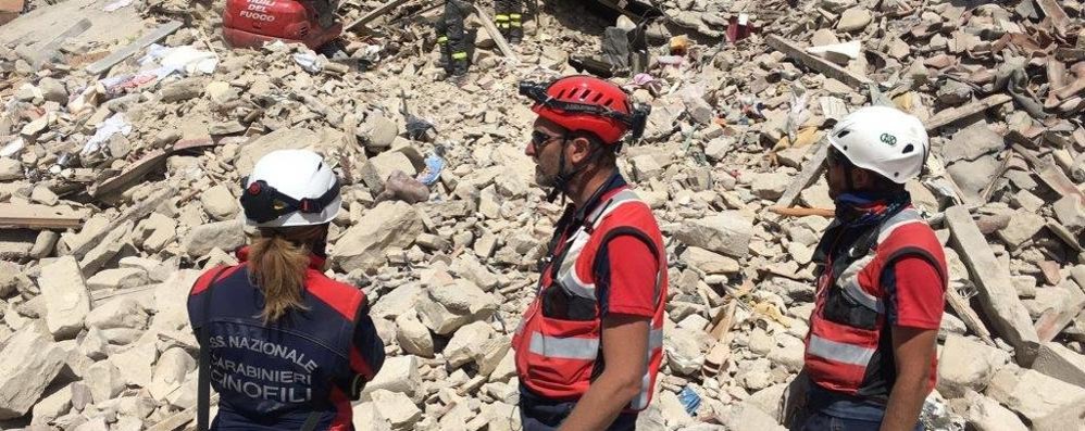 Volontari brianzoli nelle zone colpite dal terremoto