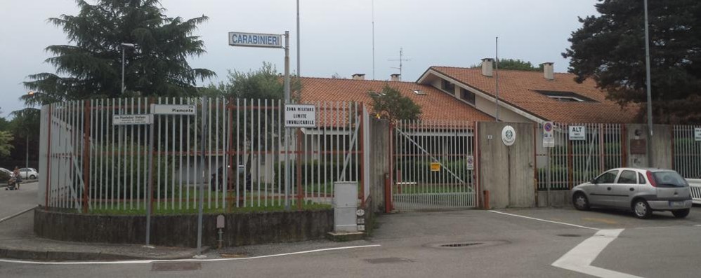 La caserma dei carabinieri di Bernareggio