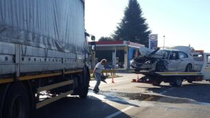 Bellusco, l’incidente di lunedì 3 ottobre sulla Monza-Trezzo