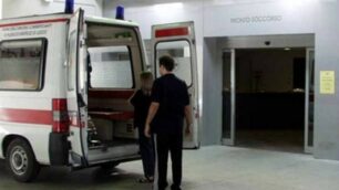 Un'ambulanza in pronto soccorso