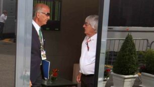 Monza, Gran premio Italia 2015 Incontro Sticchi Damiani e Ecclestone