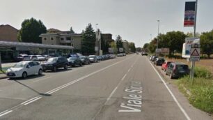 Monza, il tratto di viale Sicilia interessato dai controlli - foto da Google street view