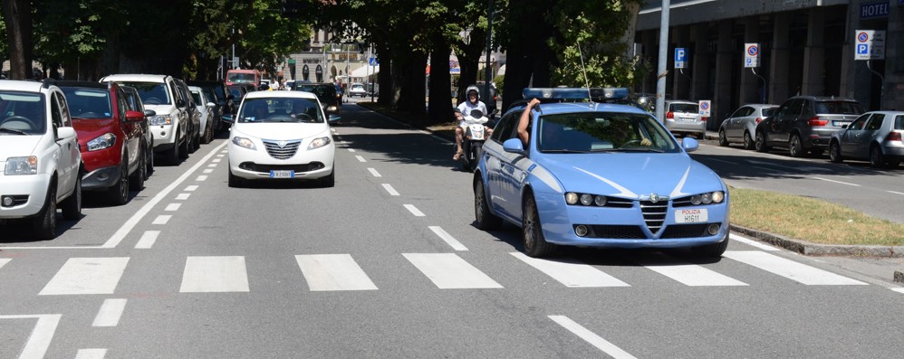 Sul posto è arrivata la polizia