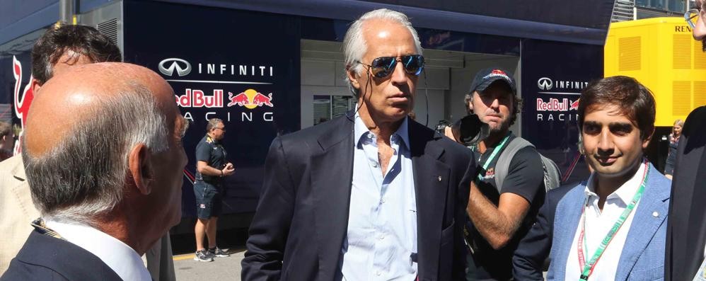 Il presidente del Coni Giovanni Malagò al Gran Premio d’Italia a Monza