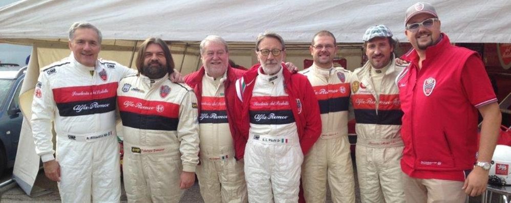 I piloti della scuderia del Portello di Seregno in gara a Imola - foto Volonterio