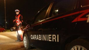 Un controllo dei carabinieri