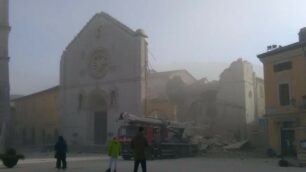 Terremoto, la basilica di San Benedetto a Norcia