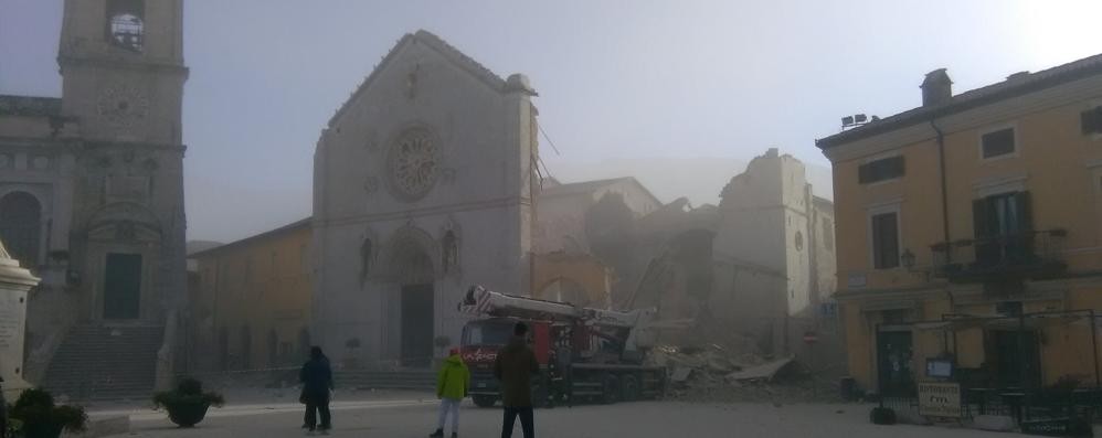 Terremoto, la basilica di San Benedetto a Norcia