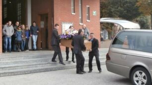 Meda, il funerale di Giancarlo Busnelli