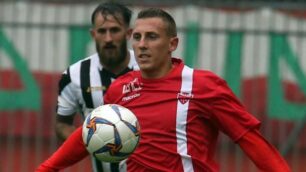 Calcio, serie D: D’Errico, autore di uno dei quattro gol del Monza