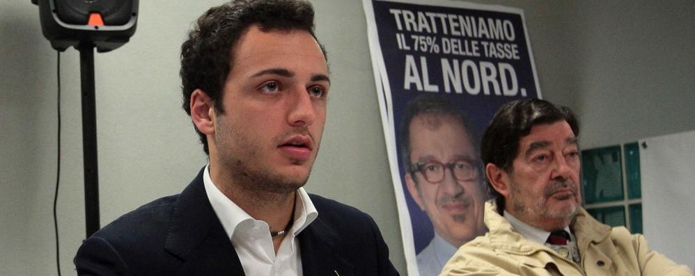 Il segretario della Lega nord i Monza, Federico Arena