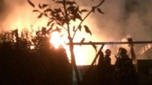 Seregno, incendio in via luini 27 novembre 2016